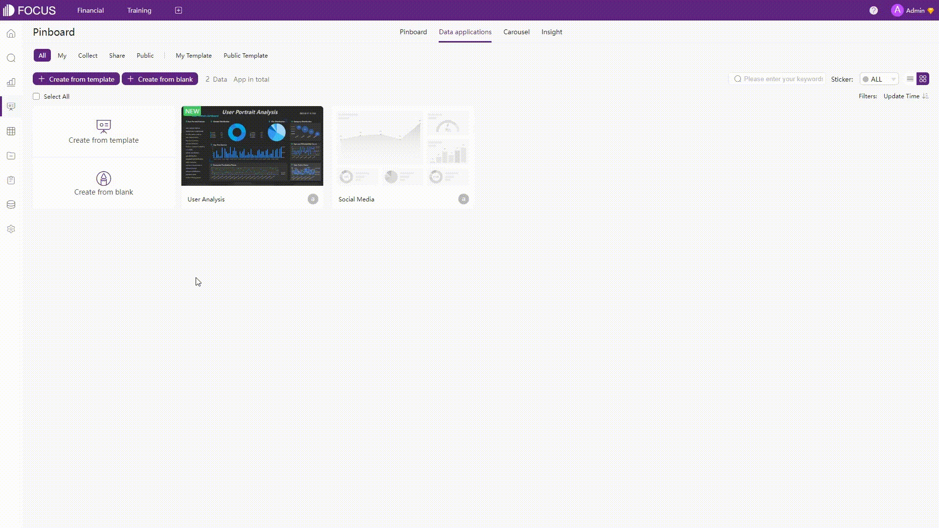 GIF Figure 2-69 Multiple dashboards - DFC